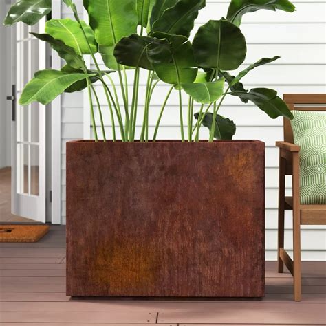 maineville metal planter box|Corten Steel Series Window Box Planter.